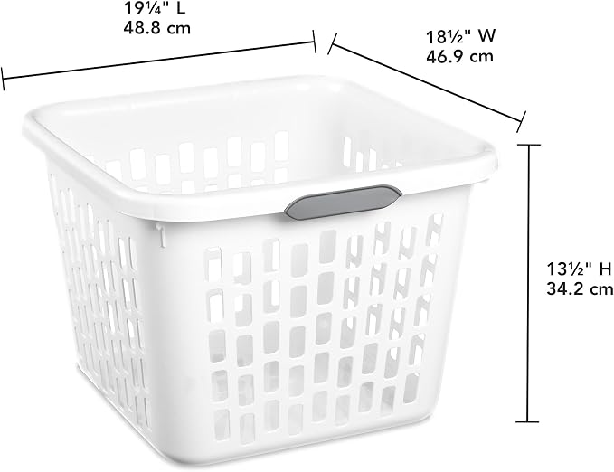 Sterilite 6-Pack 1.5 Bushel Capacity Square Laundry Basket - Image 3