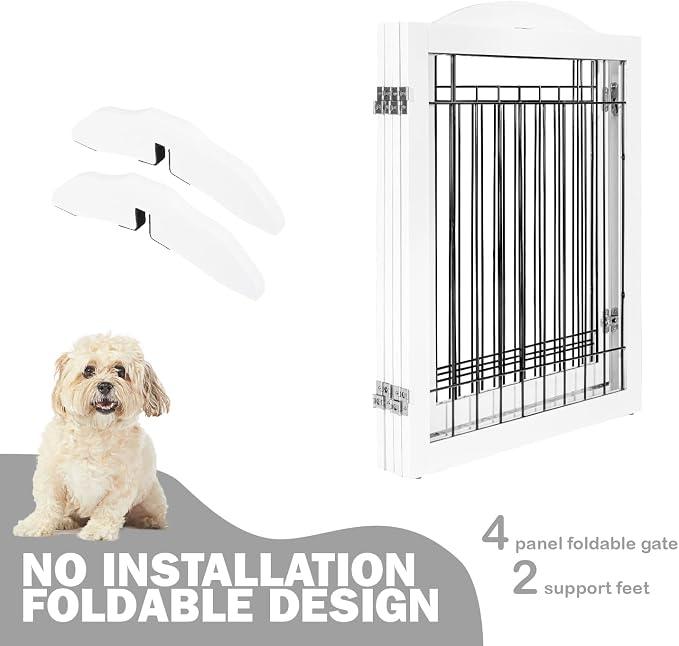 SPIRICH 96-inch Extra Wide 30-inches Tall Dog Gate - Image 9