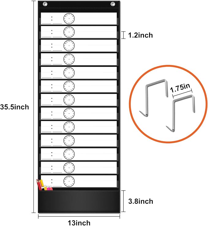 EAMAY Daily Schedule Pocket Charts, Teacher Schedule Chart - Image 4