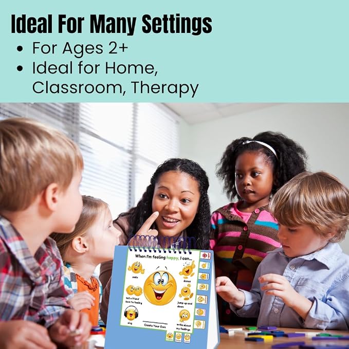 Thought-Spot I Know What to Do Flipbook | Emotions Wheel & Feelings Chart | - Field & Grace