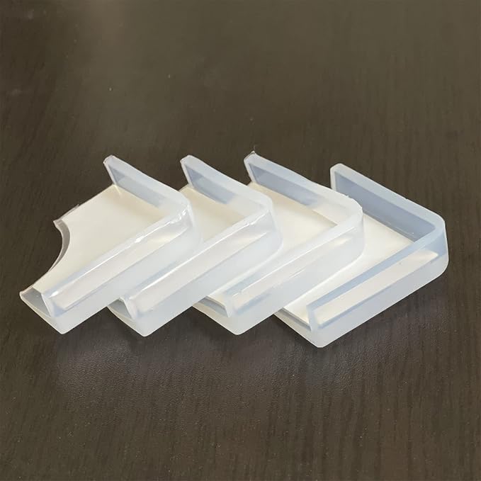 Food-Graded Silicone Clear Corner Protectors, Baby Proofing Table Edge Guards - Image 5