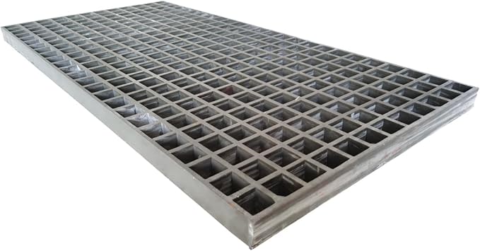 3.3ft*1.6ft Fiberglass Grating 1.5'' Thickness Gray Car Wash Grille Rectangle - Image 6