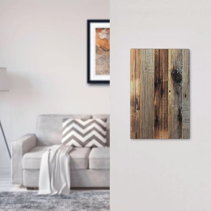 Barn Brown Wood Rustic Weathered Wood Print Light Switch Cover Plate 1 Gang No - Image 7
