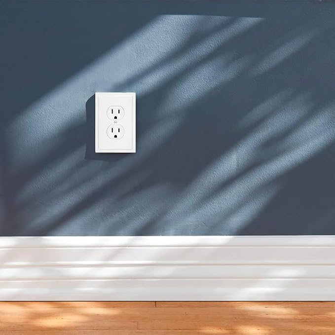 Henne Bery Modern Edge Decorative Wall Plate Switch Plate Outlet Cover - Image 3