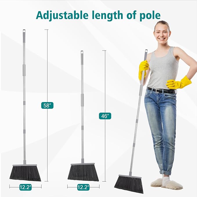 PBHEPJ Broom, 4 Pack Outdoor Broom - Field & Grace