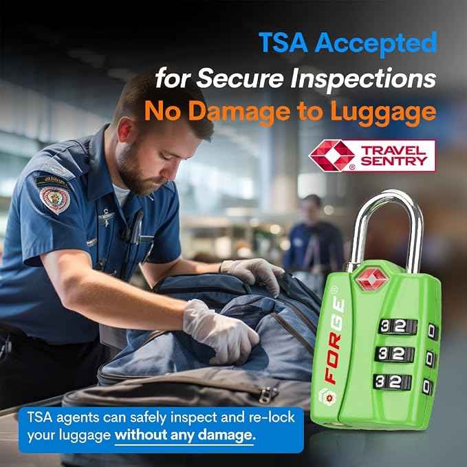 Forge TSA Luggage Combination Lock