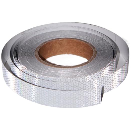 Industrial Reflective Tape Silver Outdoor Waterproof 1 inch, High Visibility by tuyrchu