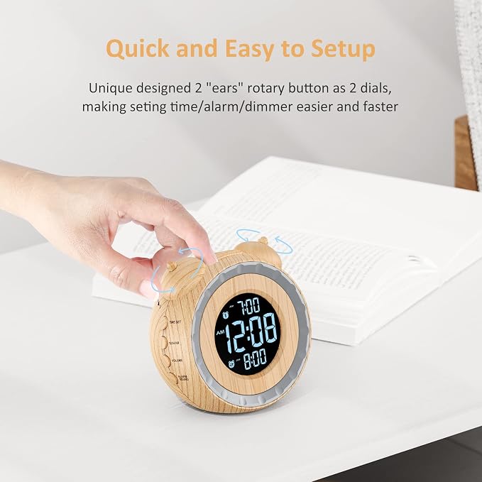 uscce Dual Extra Loud Alarm Clock - Image 4