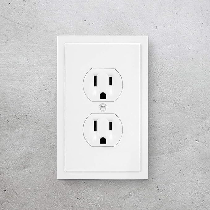 Henne Bery Modern Edge Decorative Wall Plate Switch Plate Outlet Cover - Image 2