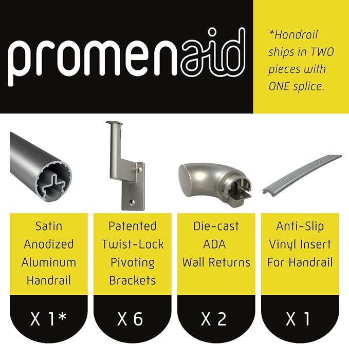 Promenaid 12ft ADA Handrail Kit - Image 2