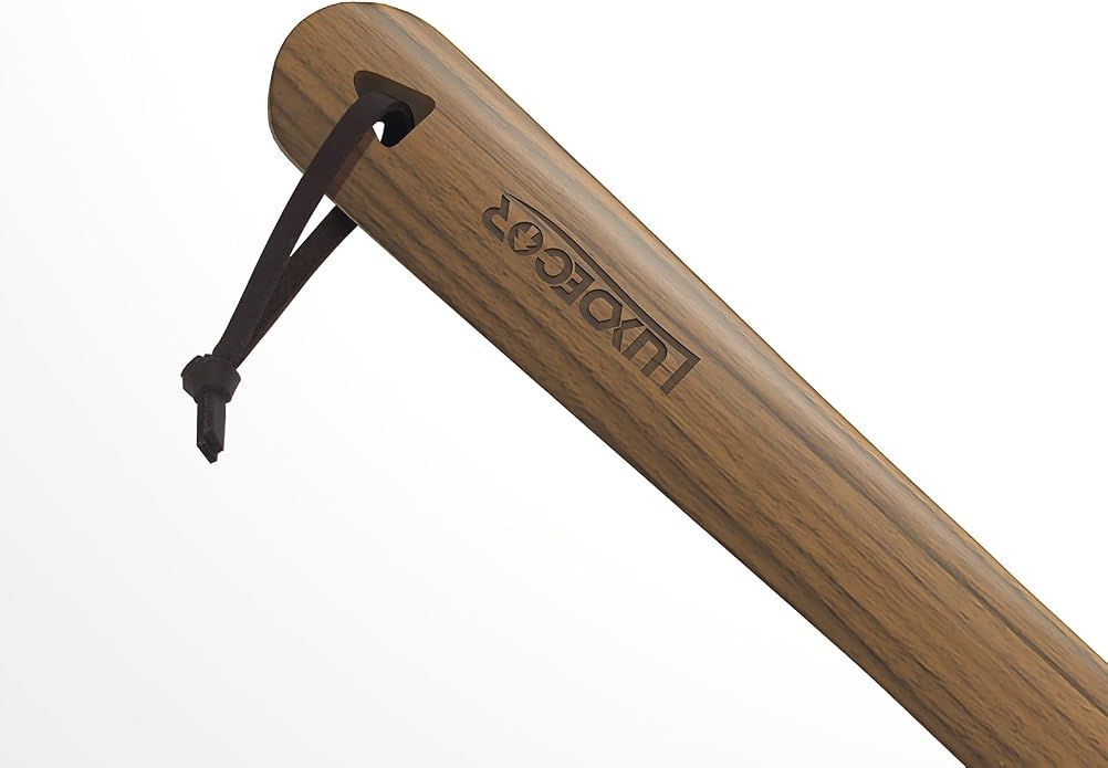 Luxdecor Long Handled Wooden Shoehorns-24in Wooden Long Handle Shoe Horn - Image 4