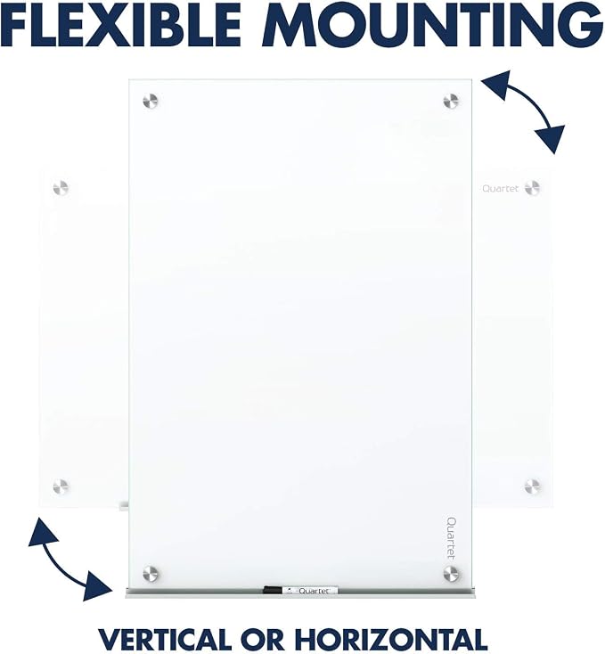 Quartet Dry Erase Board, Magnetic Whiteboard 6' x 4', Glass Board - Image 9