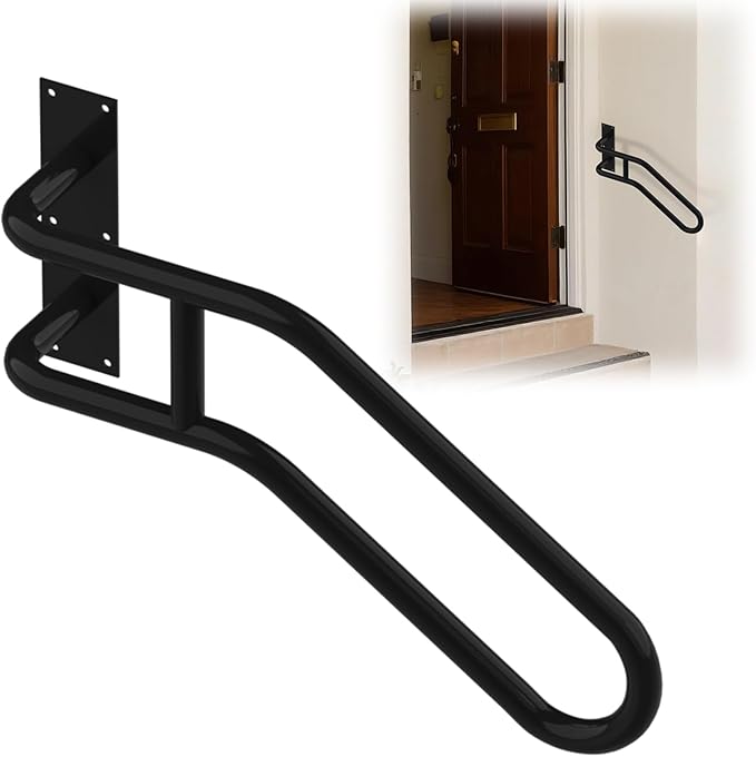 Left Side Wall Mounted handrail, Garge Door Stair Railing by yeezoo