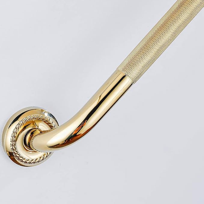 Textured Shower Grab Bar, 24-Inch Bathroom Support Rail, Stylish Bathtube - Image 7