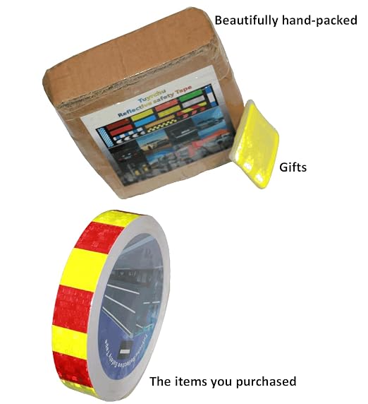 Reflective Tape Outdoor Waterproof 1 inch X 66 feet, High Visibility Hazard - Image 4