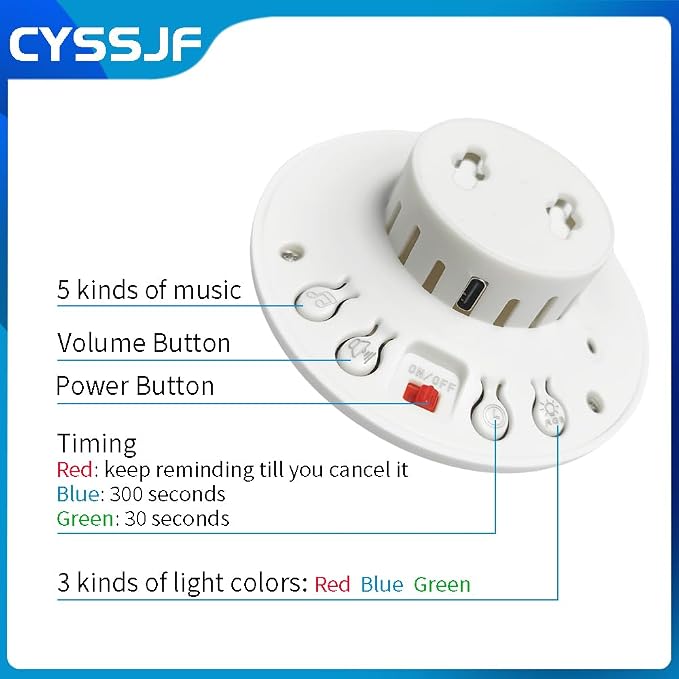 Disabled Person Pull Tag Toilet Bathroom Call Fall Emergenty Fall Shower SOS - Image 6