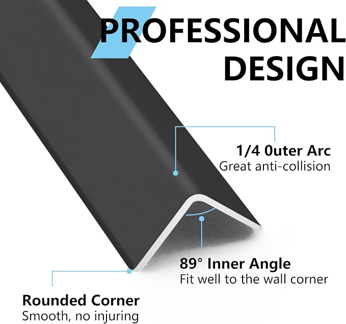 10pcs 48"L*0.59"W Aluminum Self-Adhesive Wall Corner Protectors, Wall Furniture - Image 5