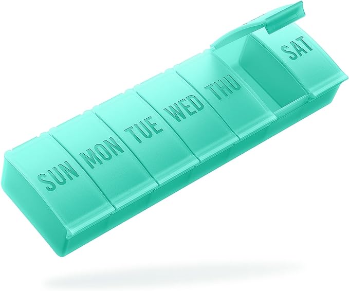 Barhon Pill Organizer Large, Weekly Pills Organizer Pill Box, Medicine Pill by Barhon