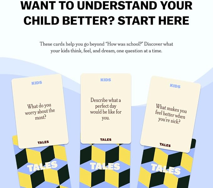 TALES Conversation Cards, Kids Edition 150 Count, Fun Family Games - Image 3