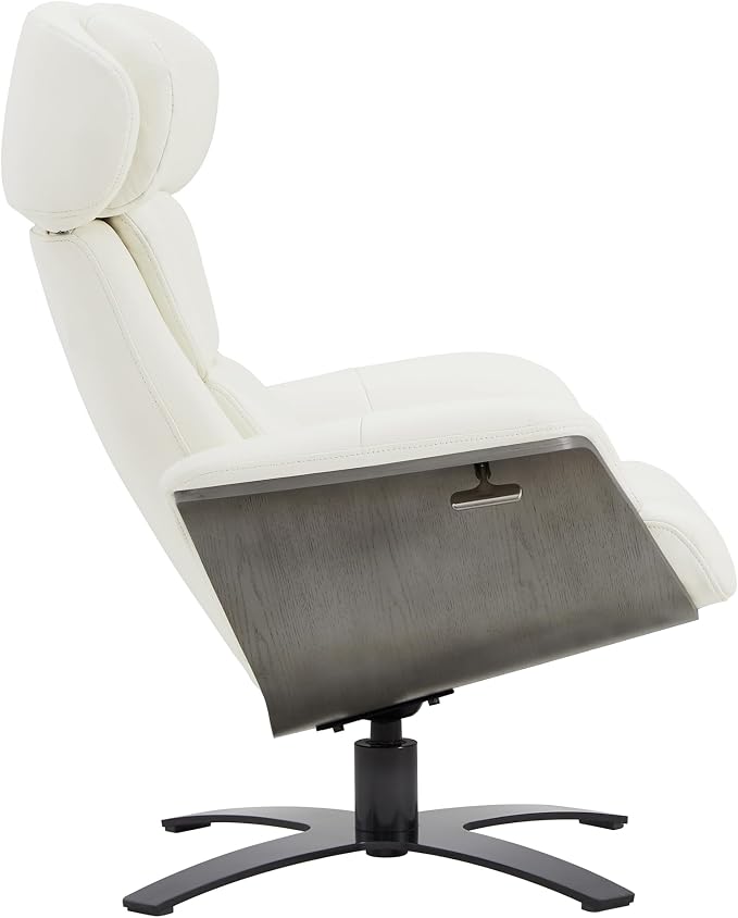 CHITA Genuine Leather Reclining Swivel Chair - Image 5