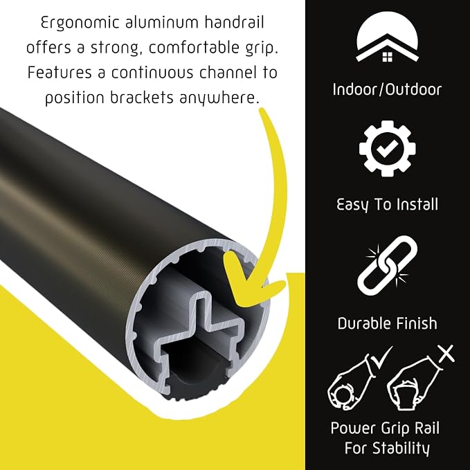 Promenaid 17ft Flush Handrail Kit - Image 3