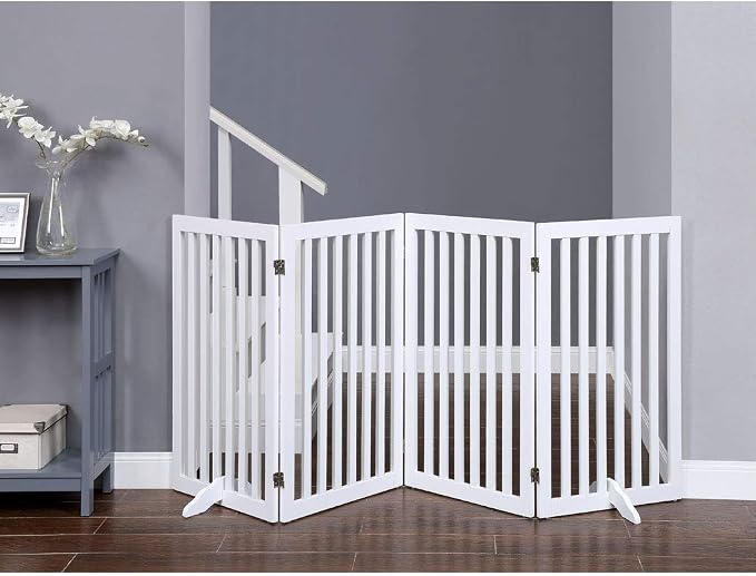 unipaws 36”H Free Standing Pet Gate - Image 2