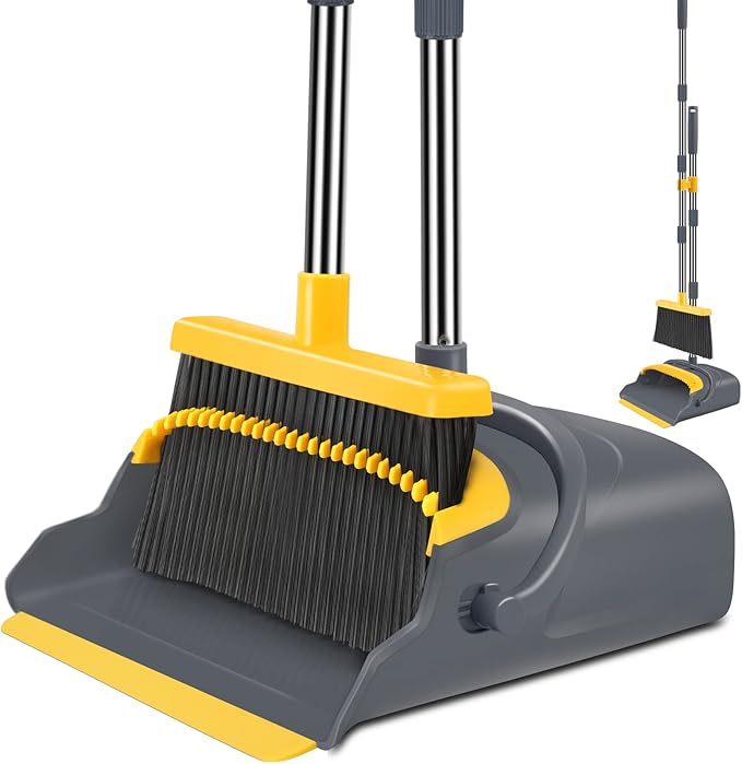 kelamayi Upgrade Broom and Dustpan Set, Broom - Field & Grace