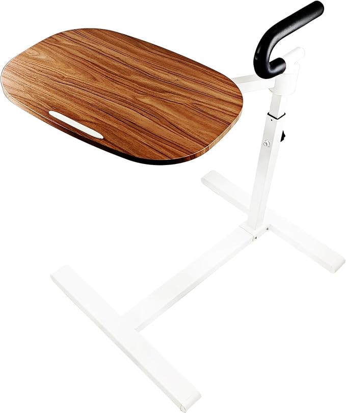 Auxiliary tray 360 ° rotating height adjustable rotating TV, computer desk by FleiSleep