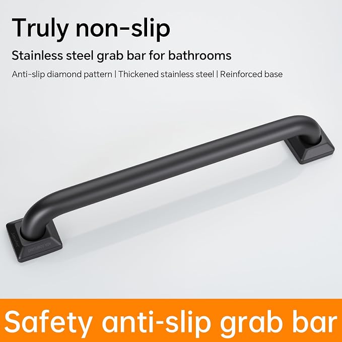 joyrain 500lb Capacity Stainless Steel Grab Bar - Image 2