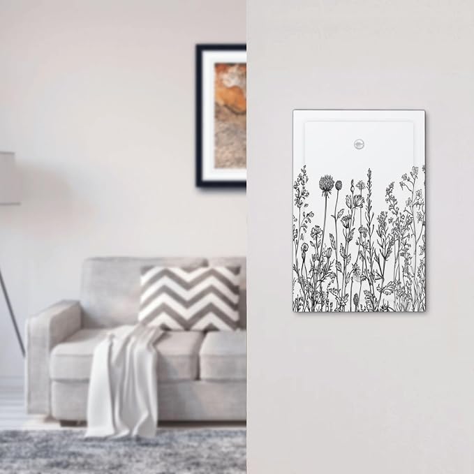 Light Switch Cover Plate Floral Wildflower Rustic Plant Leaves 1 Gang No Device - Image 7