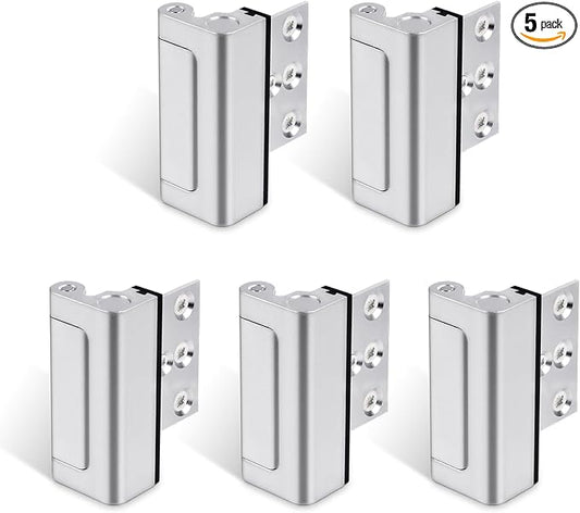 5PACK Home Security Door Reinforcement Lock Childproof, Add High Security to by GreaTalent