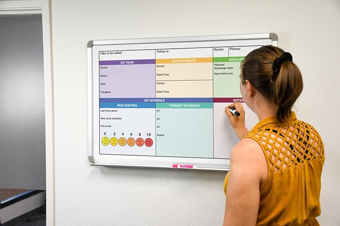 Pain Control with Color Hospital Whiteboard 60" x 40" - Image 4