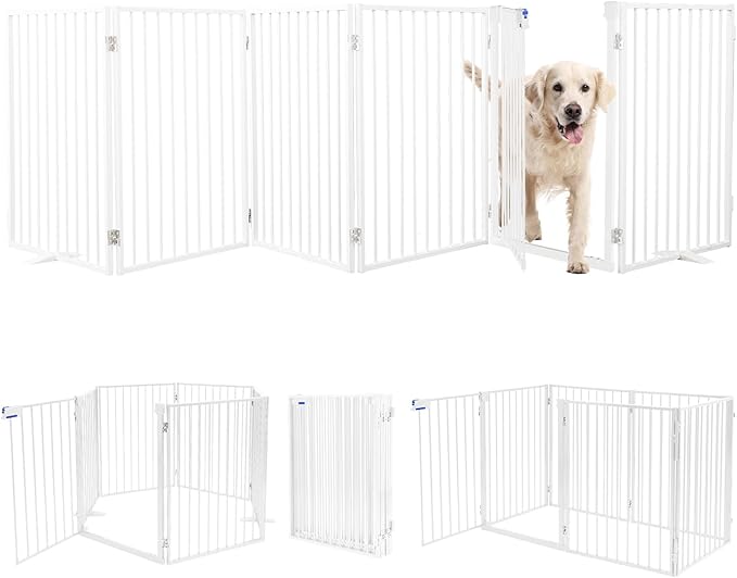 Metal Freestanding Dog Gates by FurggisPet