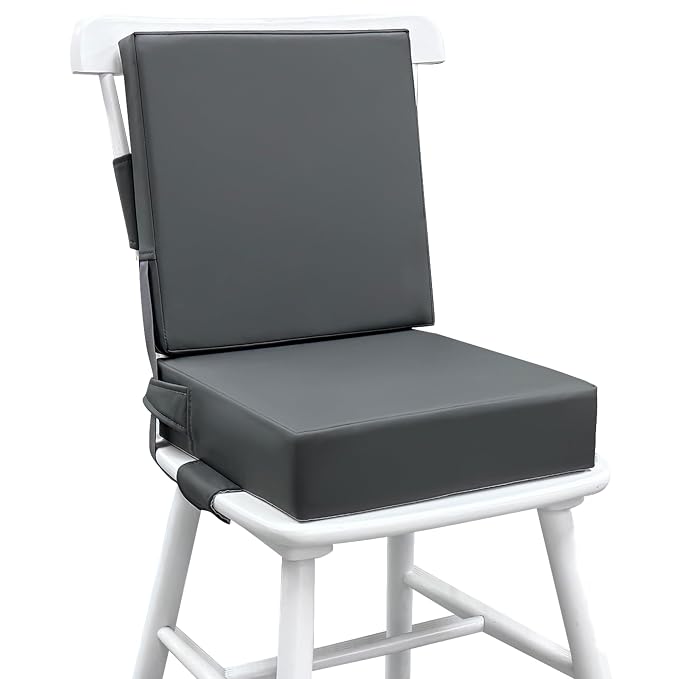 Booster Seat for Dining Table, PU Anti-Scratch Easy Cleaning Kids Toddler by Eiury