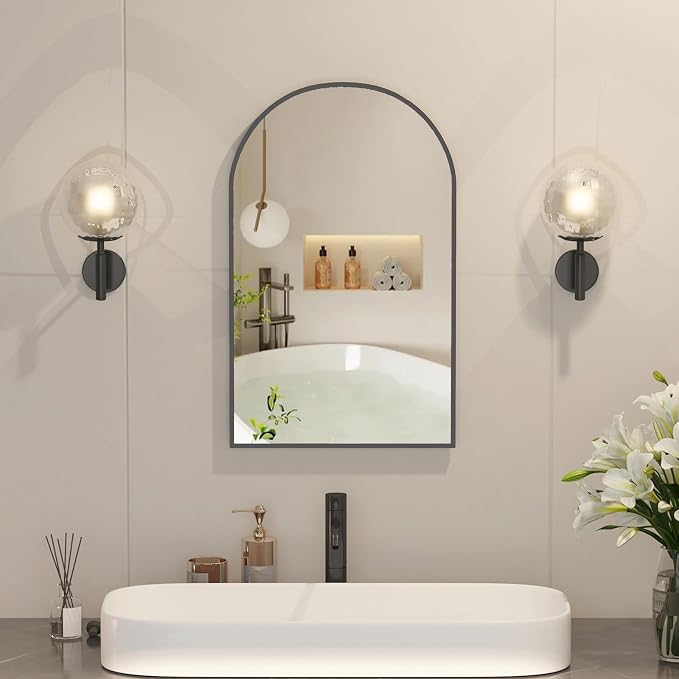 Recessed Medicine Cabinet for Bathroom, Bathroom Mirror by Mepplzian