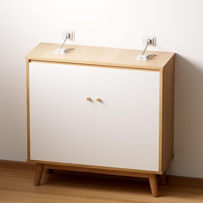 YEYA Upgraded Anti-Tip No Drill Furniture Anchor - Image 6