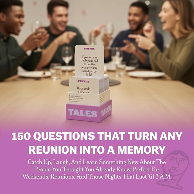 TALES Conversation Cards, Friends Edition 150 Count, Fun Friend Games - Image 5