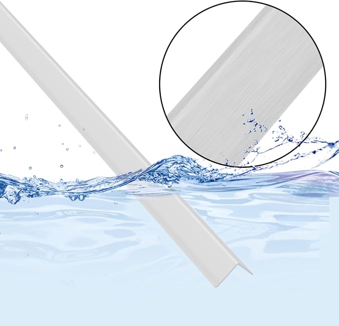 10pcs 48"L*1.42"W Aluminum Self-Adhesive Wall Corner Protectors, Wall Furniture - Image 5