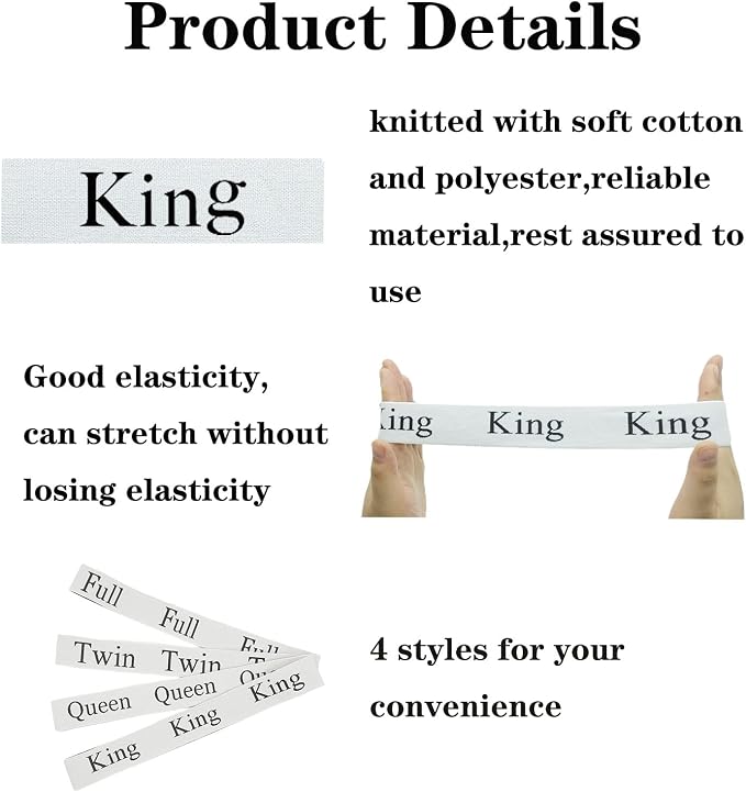 2-Piece Bed Sheet Organizer Bands - Image 3