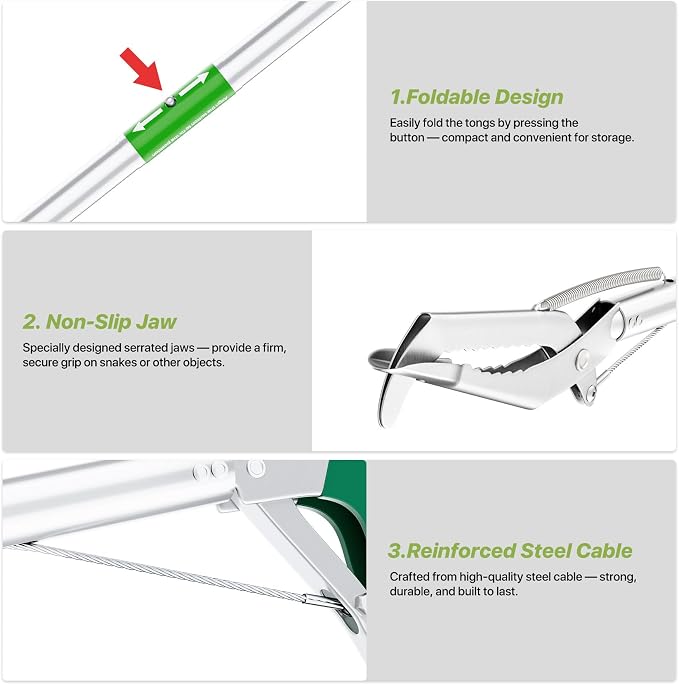 50" Foldable Grabber Reacher Tool - Image 3