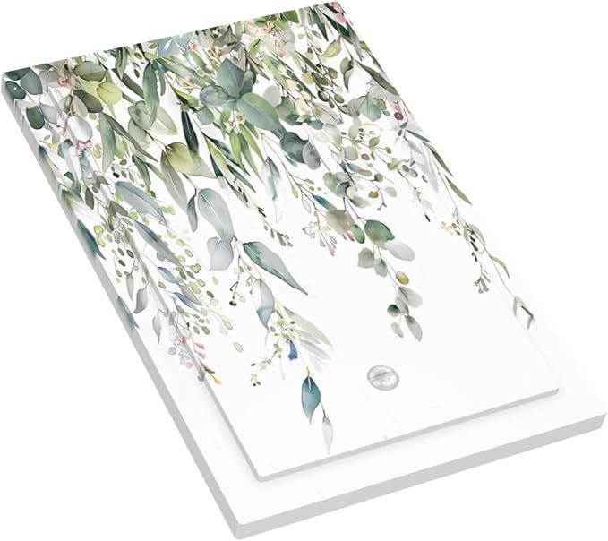 Sage Green Watercolor Eucalyptus Leaves Floral Flowers Light Switch Cover Plate - Image 3