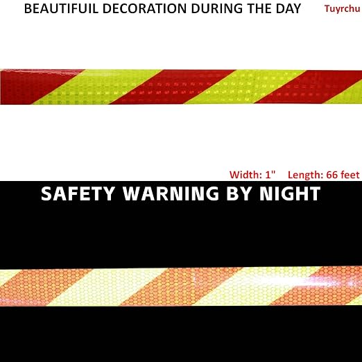 Industrial Reflective Tape Outdoor Waterproof 1 inch Wide, High Visibility - Image 3