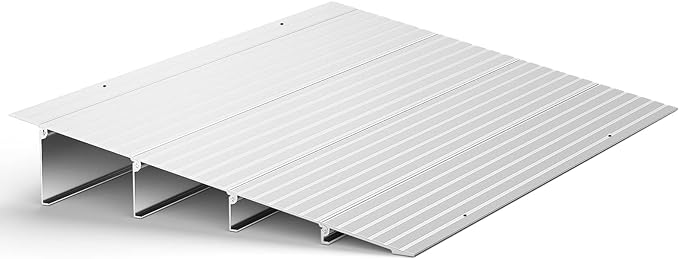 Door Threshold Ramp 4" Rise Door Ramp Aluminum Entry Ramp or Doorways Rated 800 by DWALE