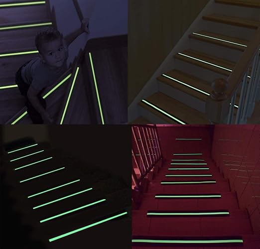 RELIANCER Anti Slip Safety Grip Tape 2inx30ft Green Glowing in The Dark Non - Image 6
