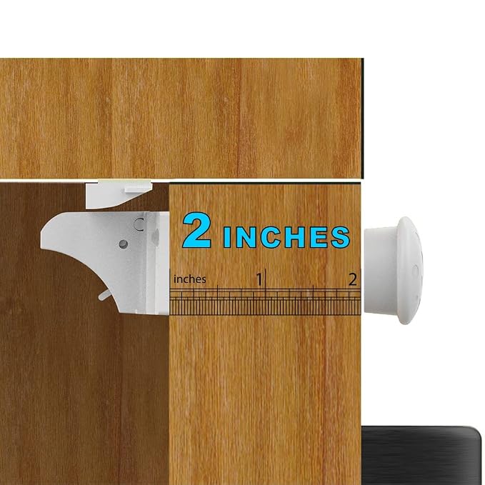 Upgraded Magnetic Cabinet Locks Baby Proofing Cabinet Lock - Image 4