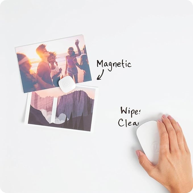 U Brands Contempo Magnetic Dry Erase Board White Board, Sage Green Modern Frame - Image 3