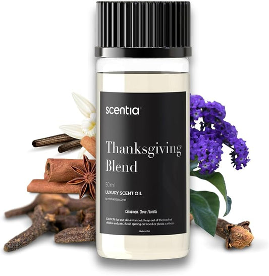 Scentia Thanksgiving Blend Essential Oil – 50ml Holiday Aromatherapy by Scentia