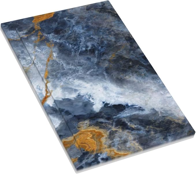 Decorative Light Switch Cover Plate Gold Dark Blue Gilt Haze Marble 1 Gang No - Image 3