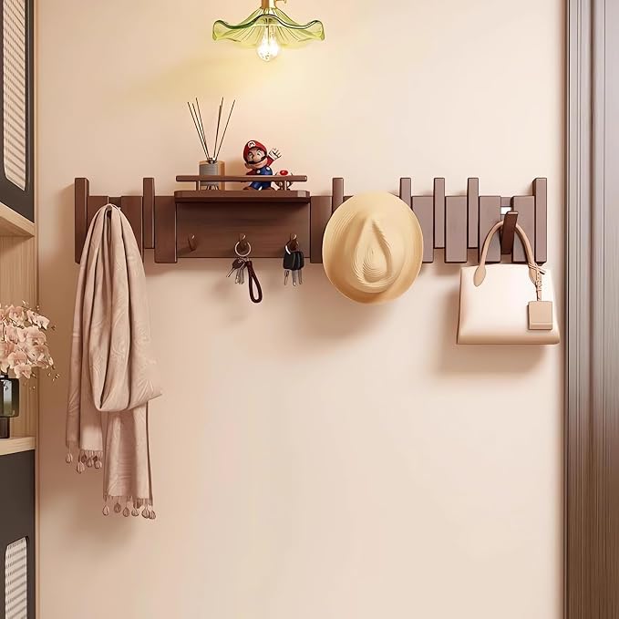 Wall Mounted Piano Key Hanger | Flip Style Hook | Entrance Wall Art Hook - Image 8