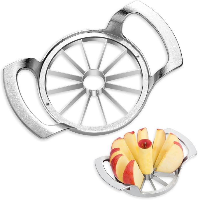 LIIGEMI Apple Cutter Slicer, 12-Blade Large Apple Corer，Heavy Duty Stainless by LIIGEMI